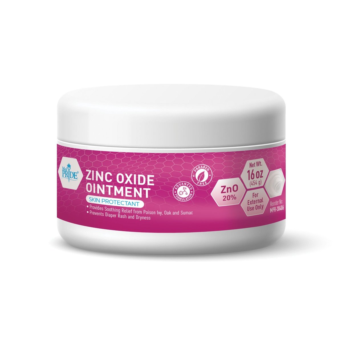 ZINC OXIDE 16 OZ JAR