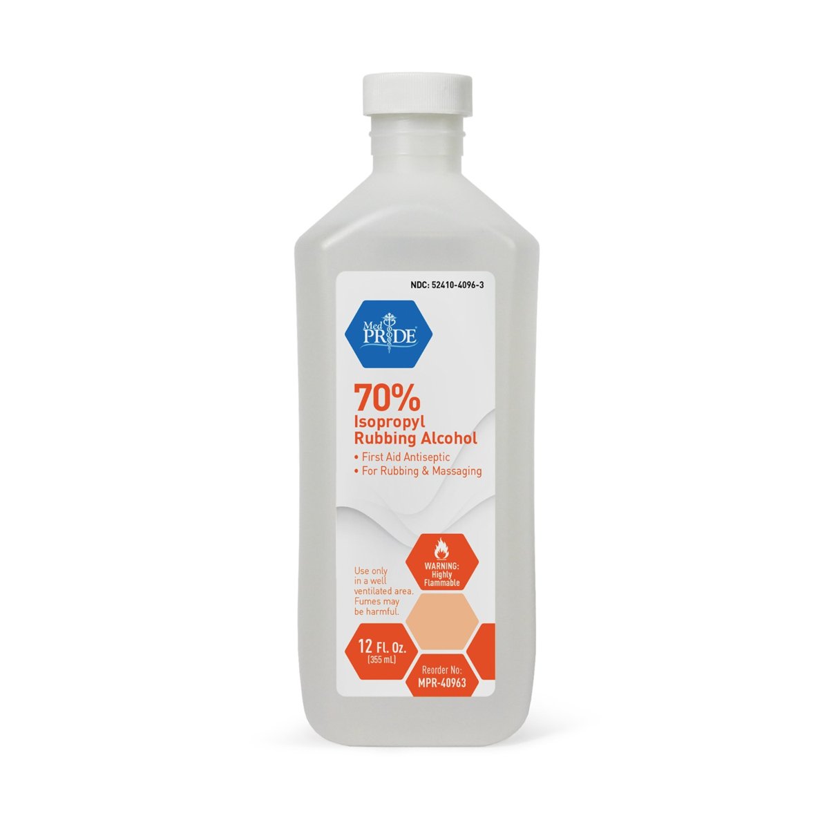 MEDPRIDE 12oz 70% ALCOHOL 24