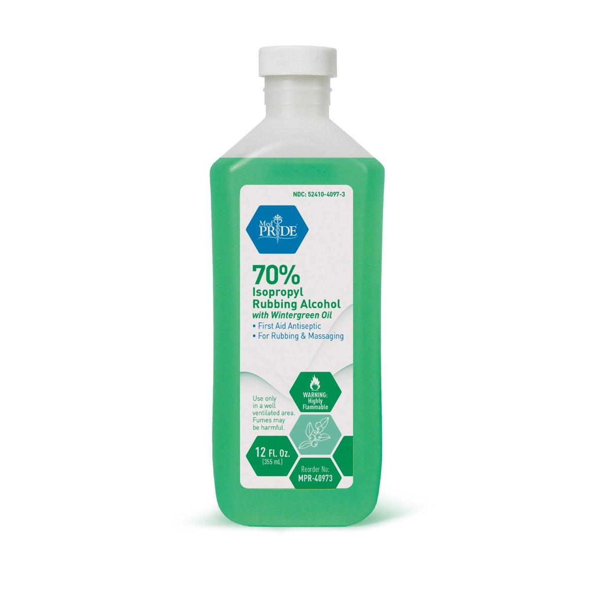 MedPride 70% Rubbing Alcohol Wintergreen 12 oz