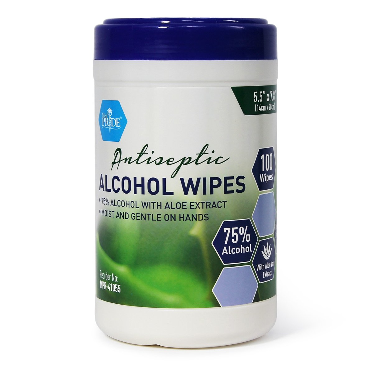 MedPride 75% Alcohol Wipes 12/100/CS
