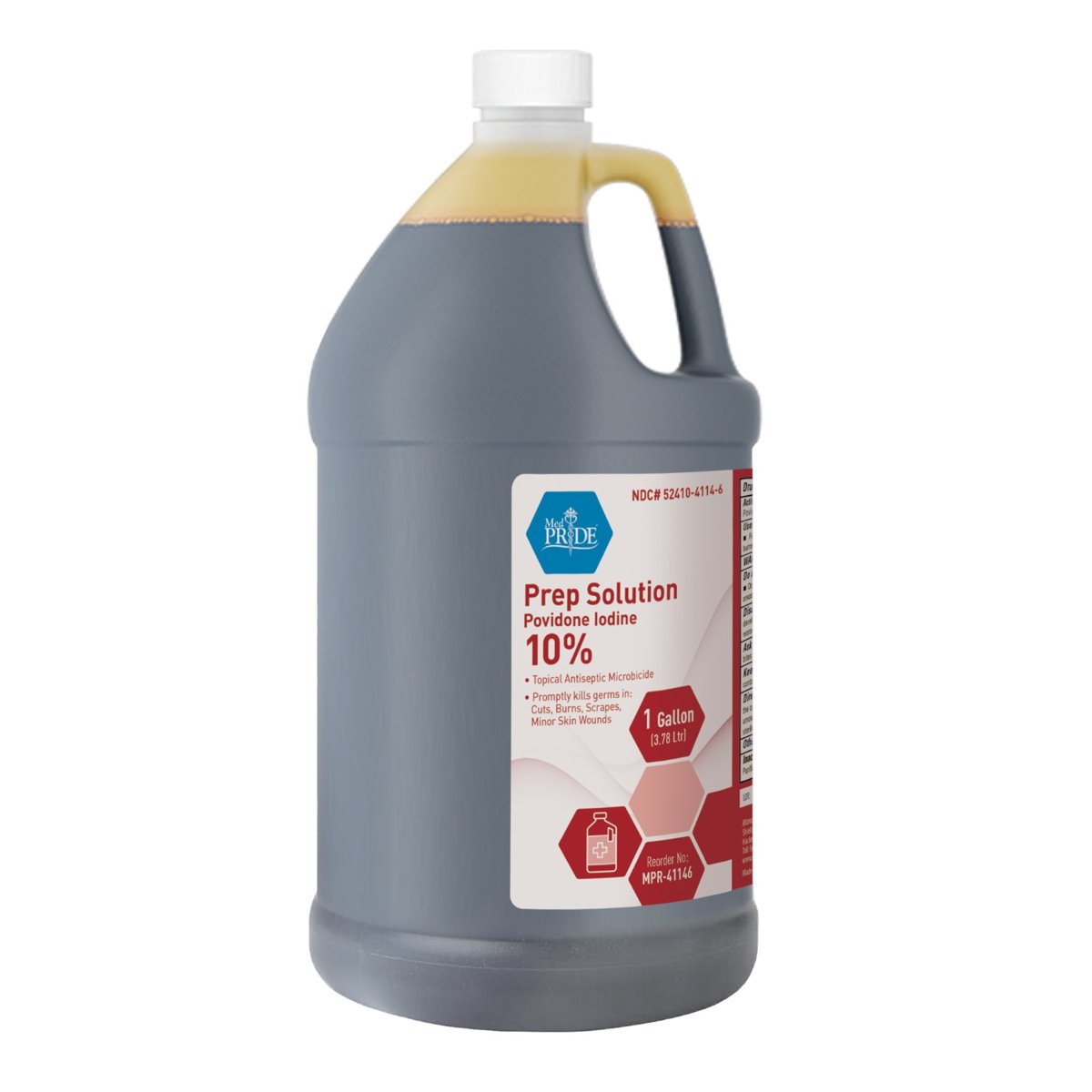 POVIDONE IODINE PREP SOLUTION - 1GAL (4/CS)