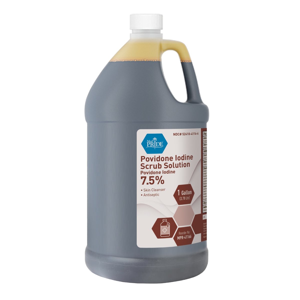 POVIDONE IODINE SCRUB SOLUTION 1 GAL (4/CS)