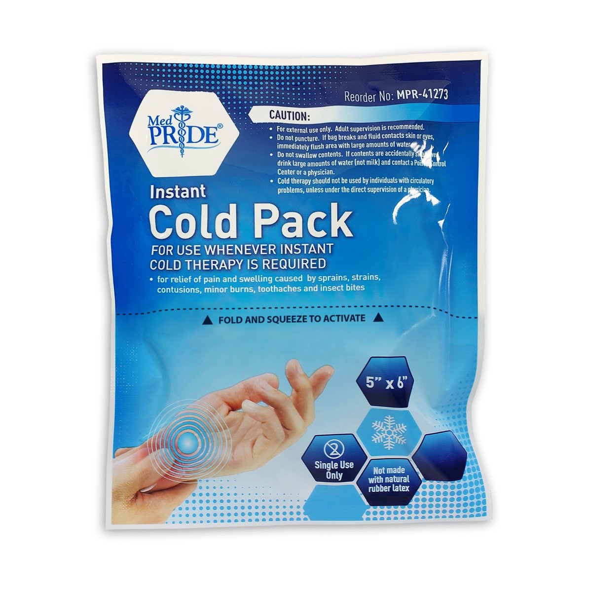 Instant Cold Pack - 5 x 6" - 24cs