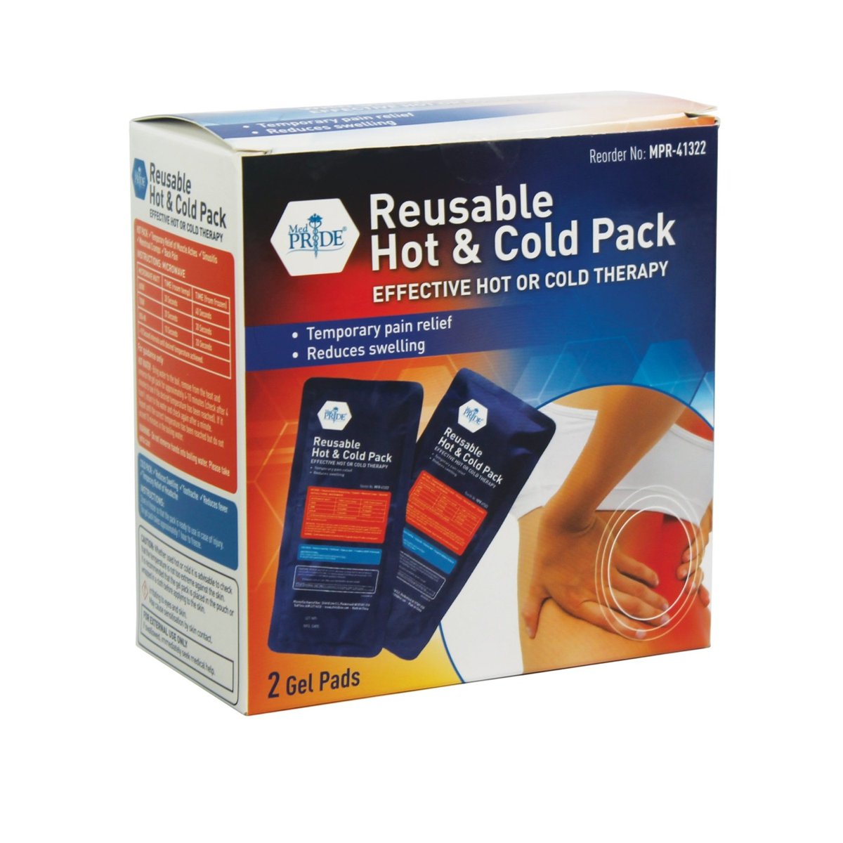 REUSABLE 11x5.1 HOT & COLD PACK 2 PACK