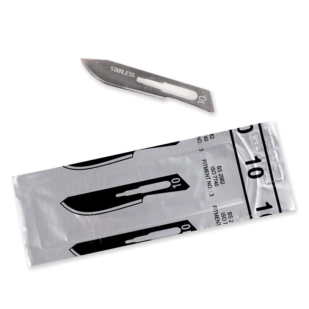 SURGICAL BLADES - STAINLESS -STRL #10 -1/100 BX