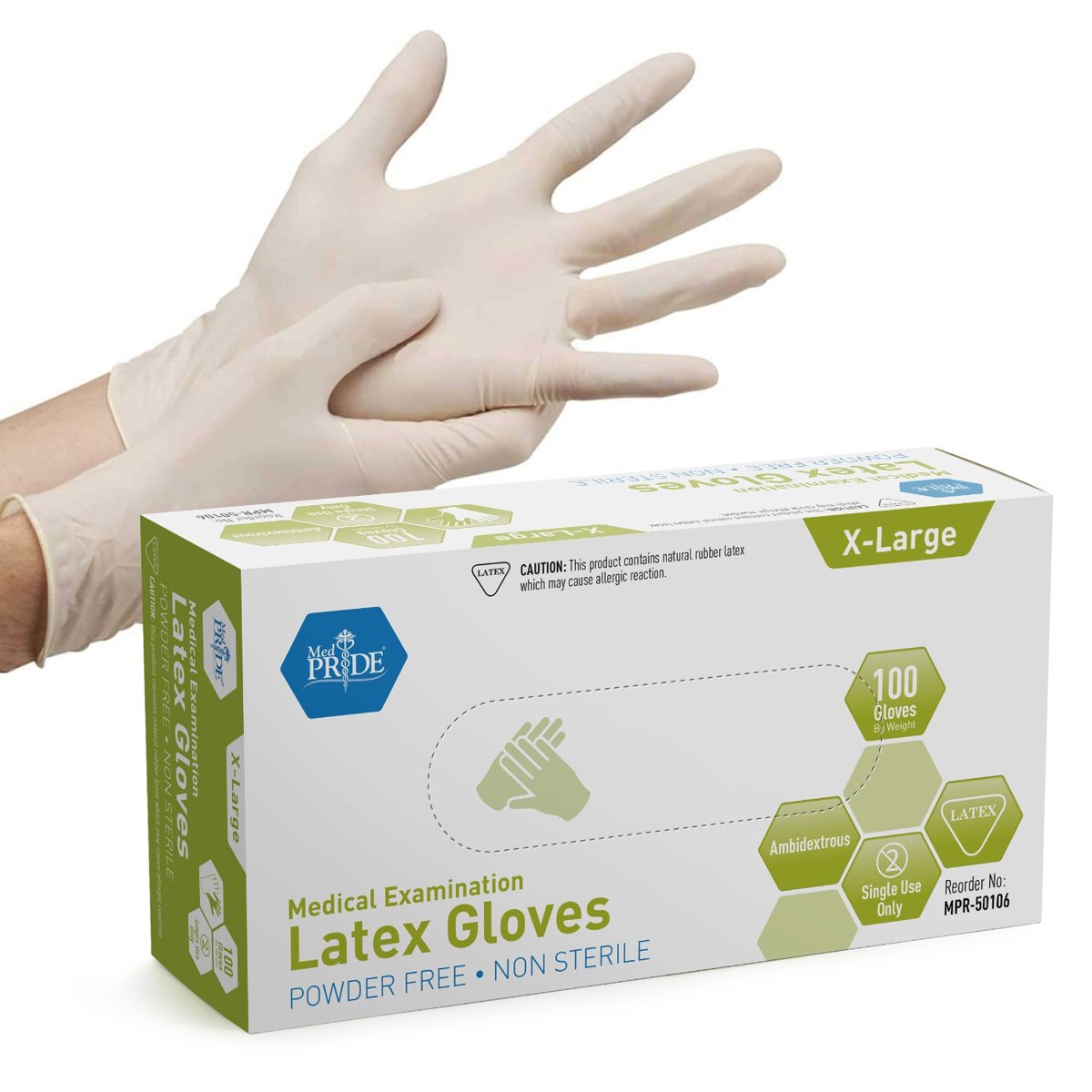 Latex P.F. Glove - XL - 10/100/cs.