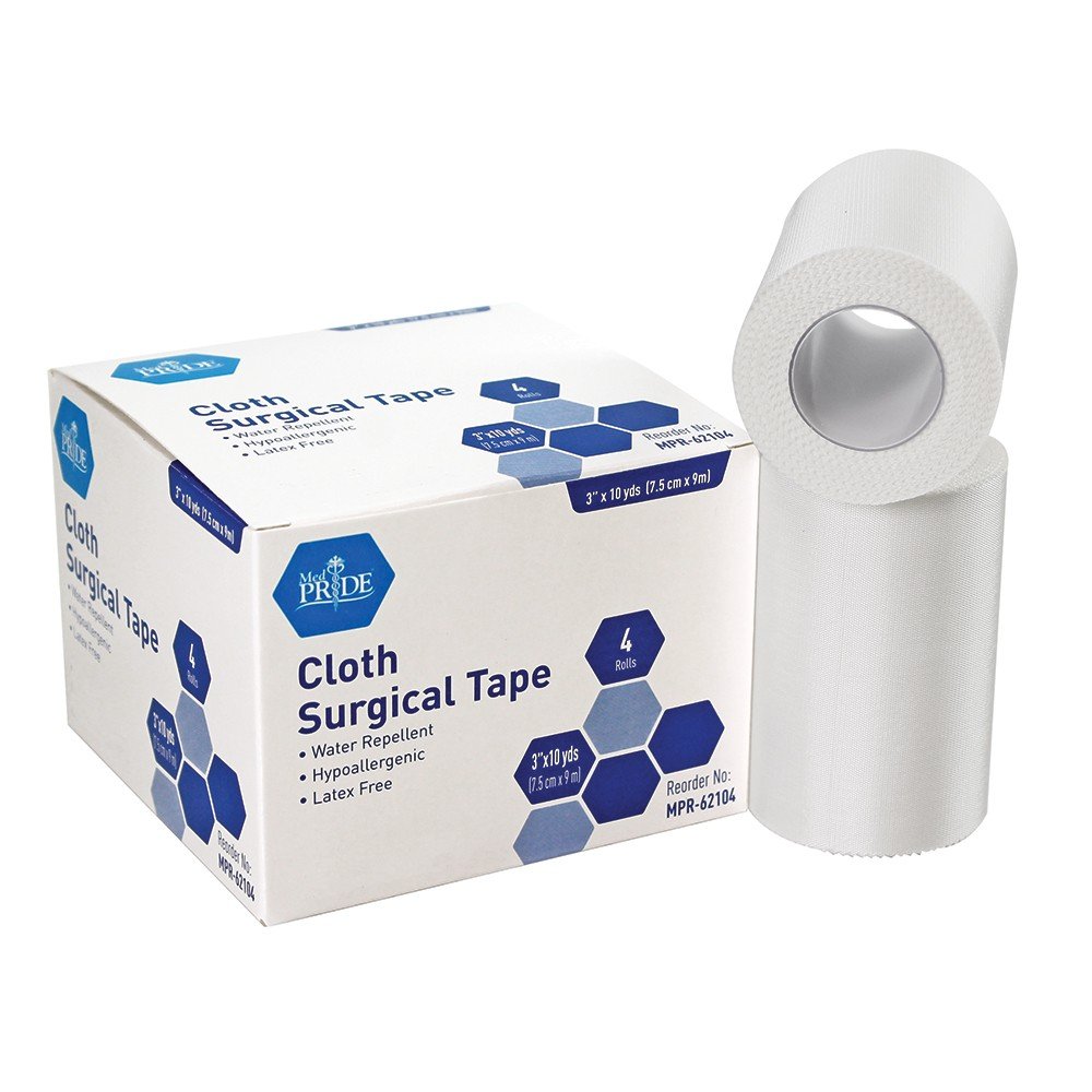 Cloth Surgical Tape, 3x10 yds -12/4/cs."