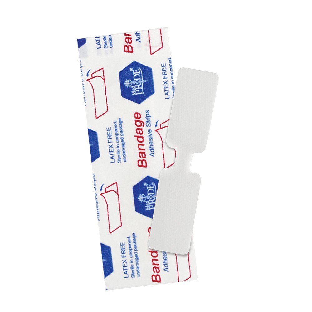 Adhesive Bdg,Butterfly Fab 3/8x1 13/16"Ster24/100