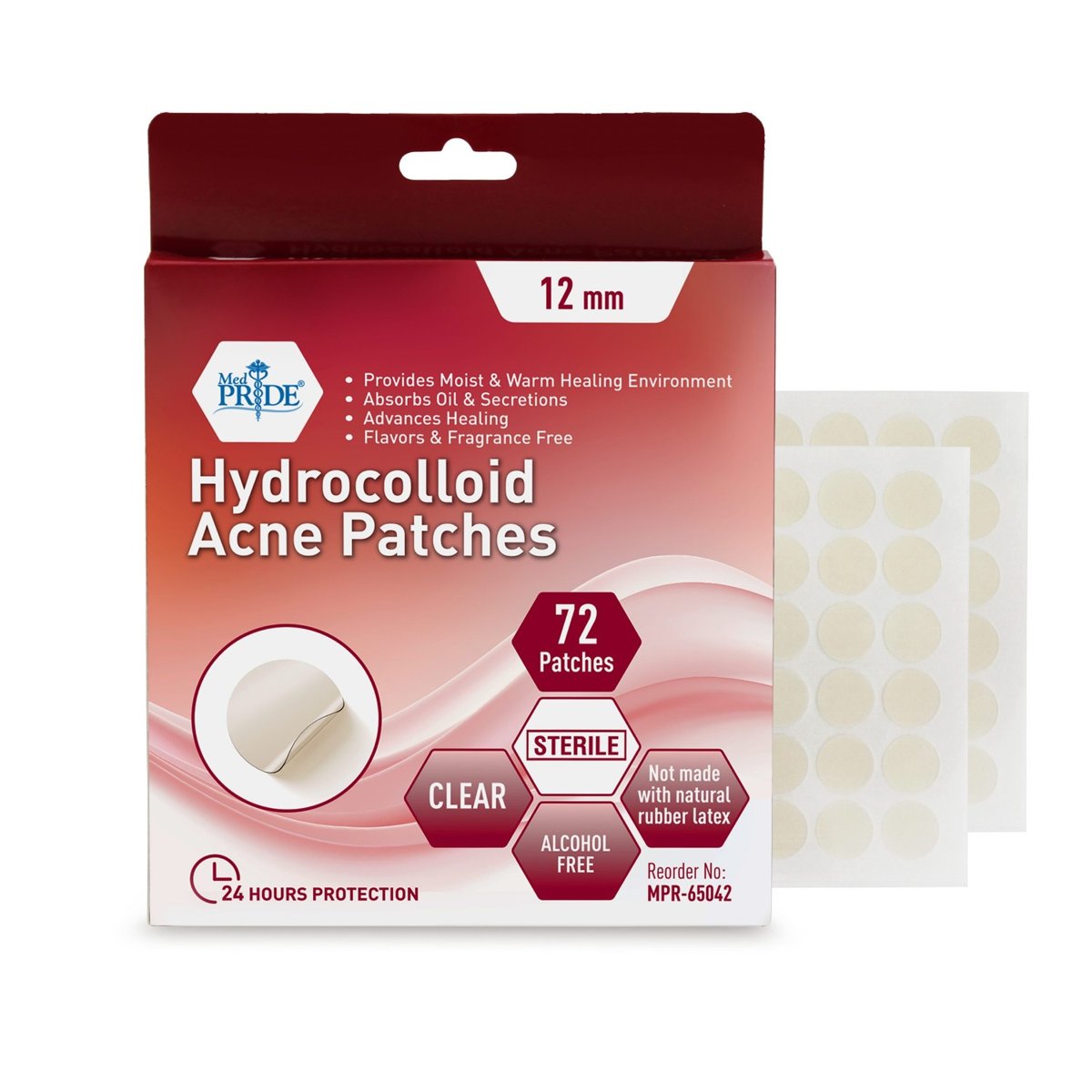 ACNE PATCHES 12MM DOTS 72/48