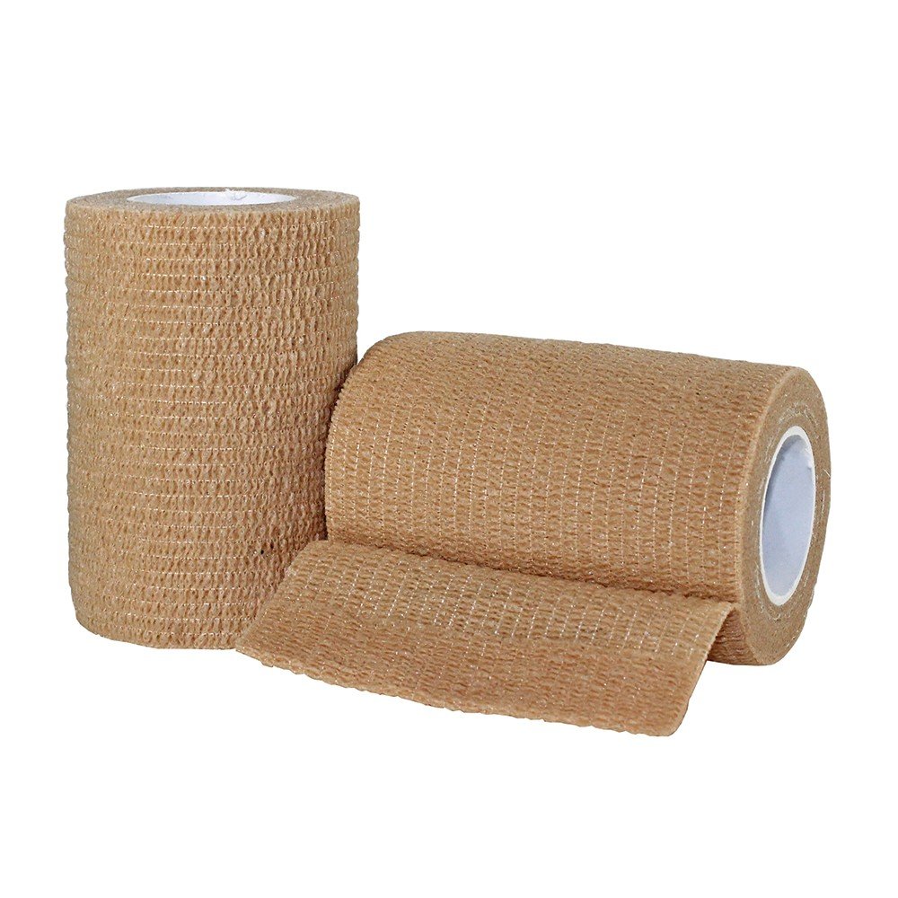 Self-Adherent Wrap 3x5yds Tan 24/cs"