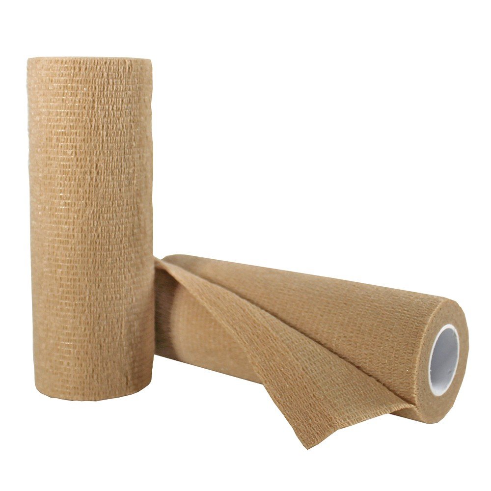 Self-Adherent Wrap 6x5yds Tan 12/cs"