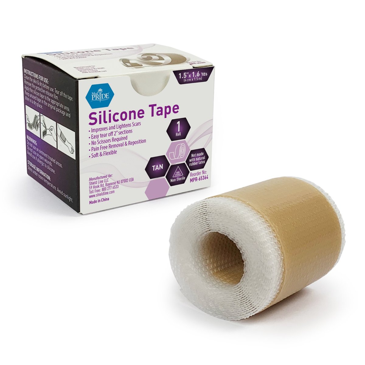 SILICONE TAPE 4cm X 1.5mt 1/PK 100/cs