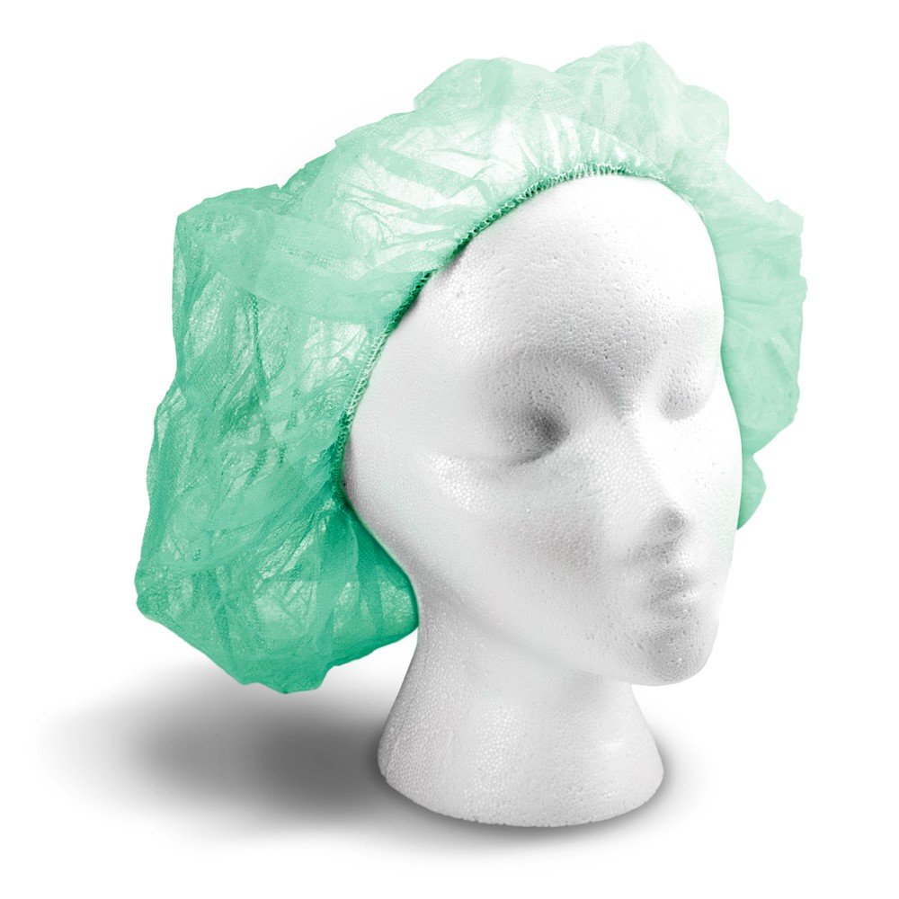 Nurse Caps - 24 - Green - 5/100/cs."