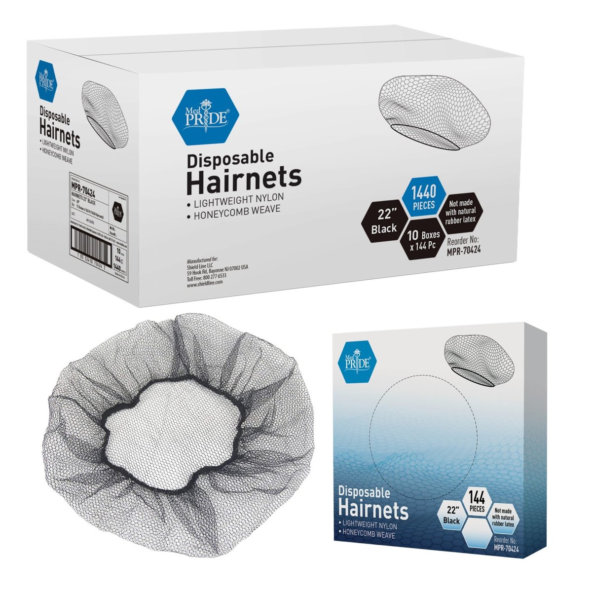 HAIR NET - 22   144/BX"