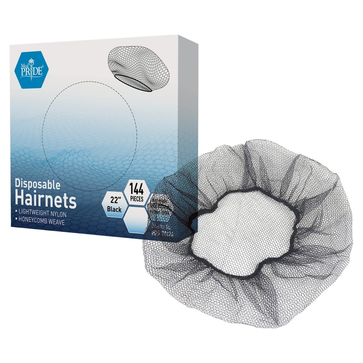 HAIR NET - 22 Black 10/144 CS