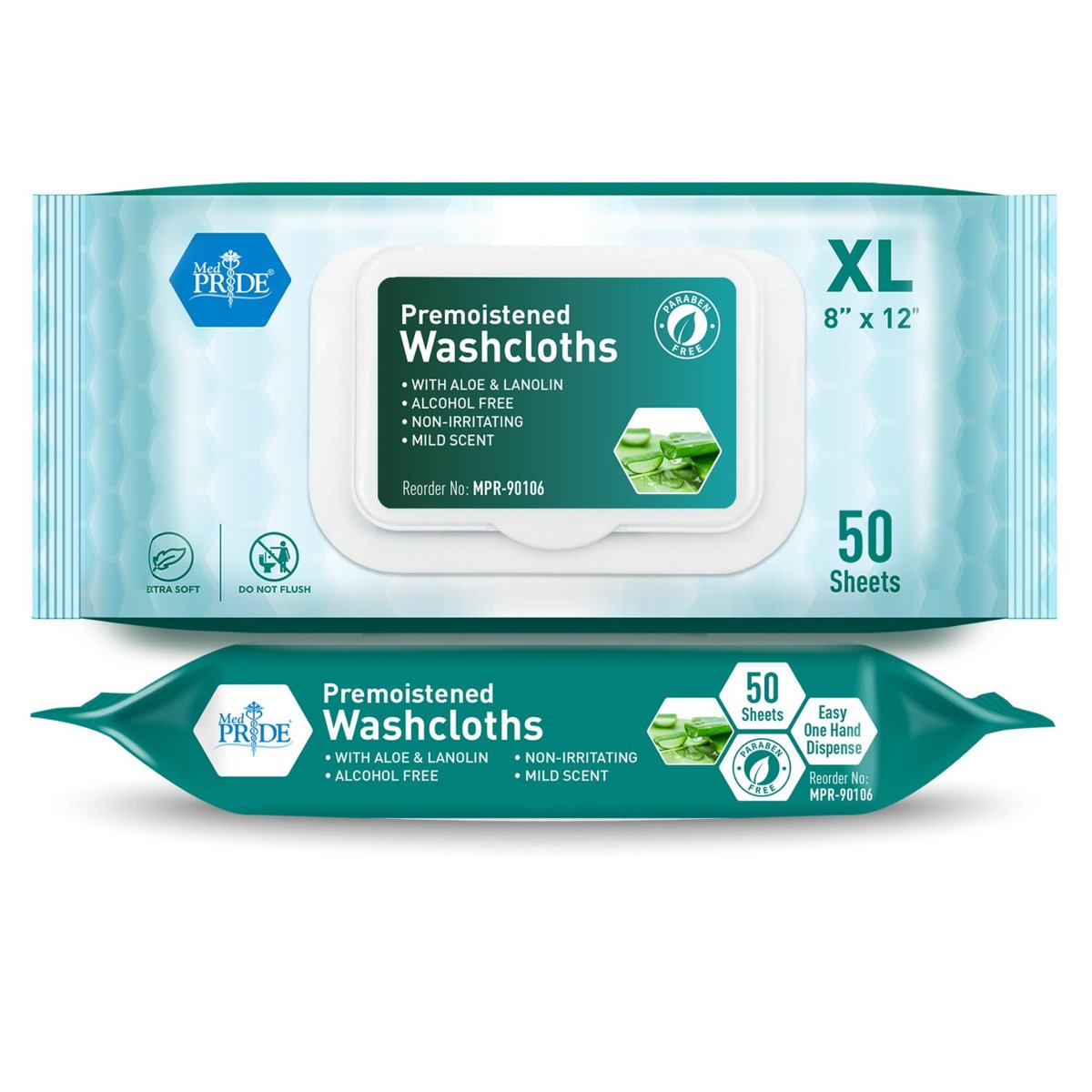 PREMOIST ADULT WASHCLOTH  REFILL- W/RECLOSABLE CV 12/50