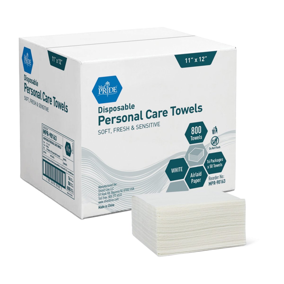 DRY WASH CLOTH - QTR FOLD - AIRLAY