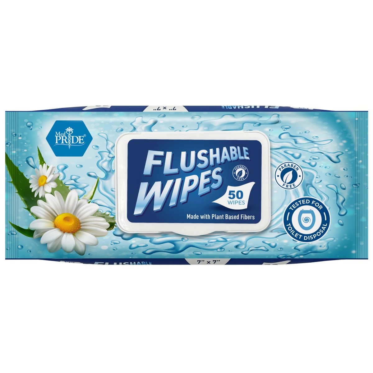 FLUSHABLE WIPES 50 ct 12/cs