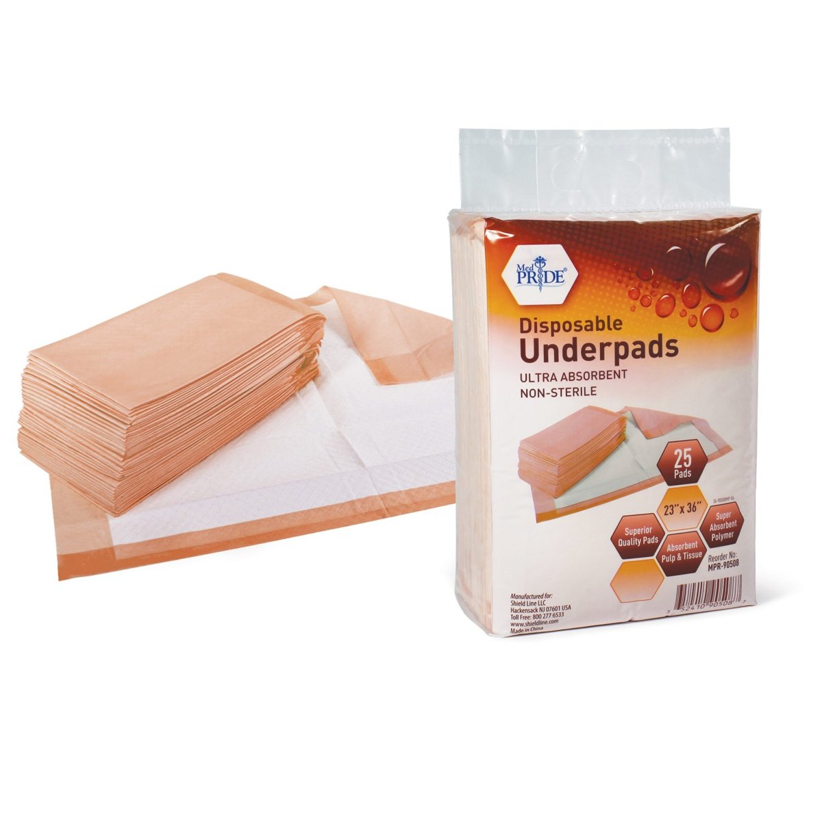 UNDERPADS 23X36 6/25/CS.