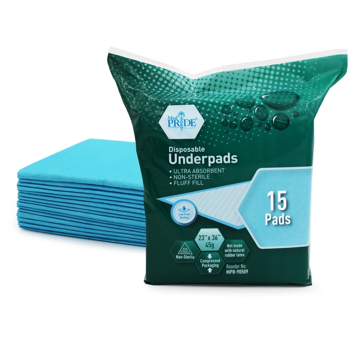 UNDERPAD 23x36 15 CT 10/cs