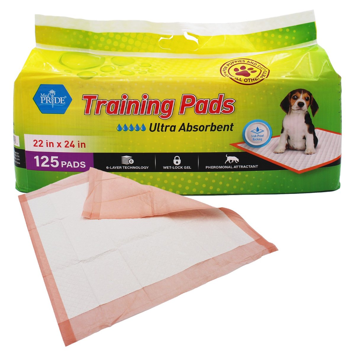 PET PADS 30GM 22X24 125 CT 2/cs