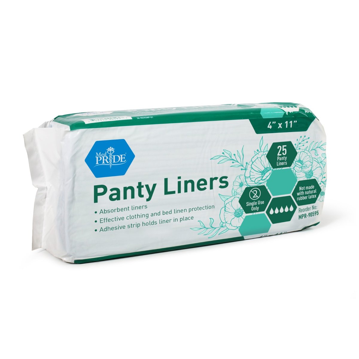 Panty Liners - 21g. - 4 x 11" - 10/25/cs.