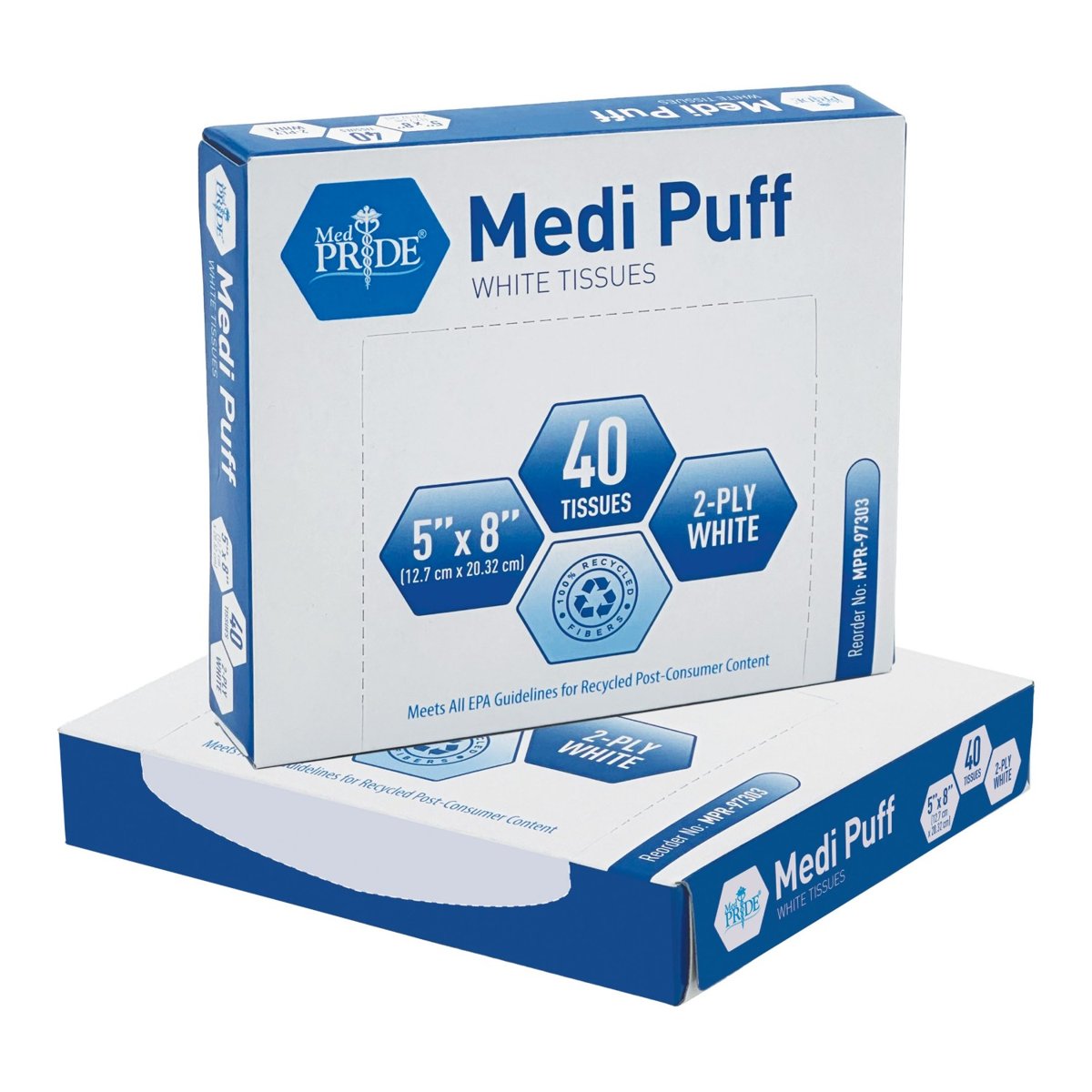 MEDI-PUFF BEDSIDE FACIAL TISSUES 200/CS